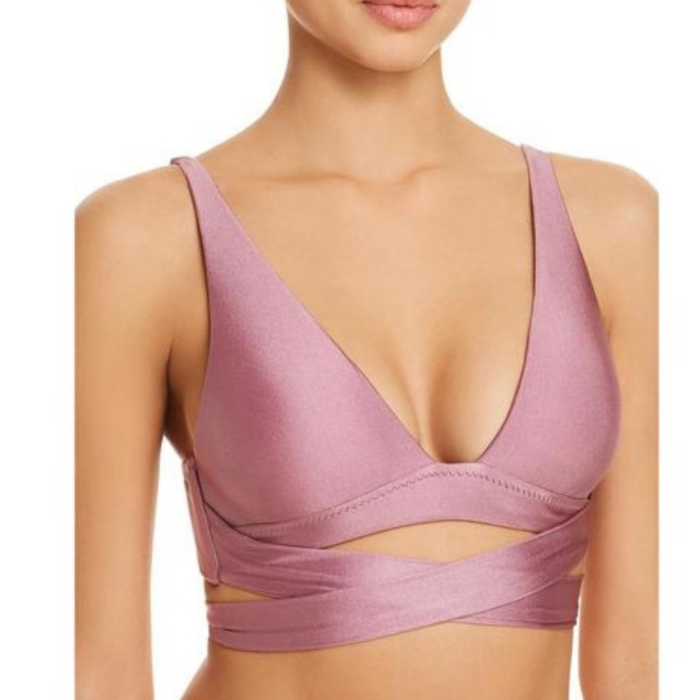 BECCA women's ballerina wrap bikini swim top